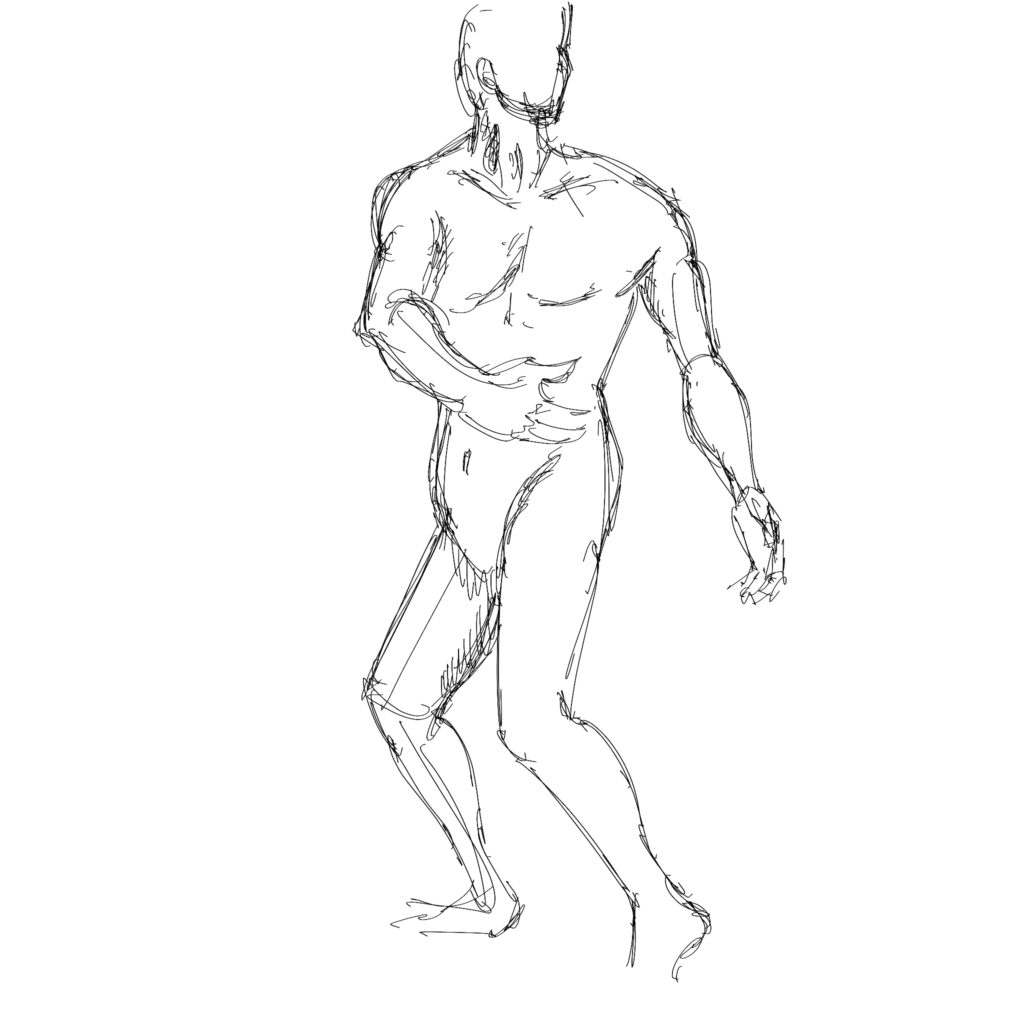 11 お絵描きラボ クロッキー 重心と影とねじれ ピーマンの 会社辞めたい 漫画描きたい